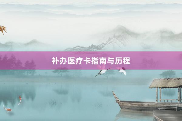 补办医疗卡指南与历程